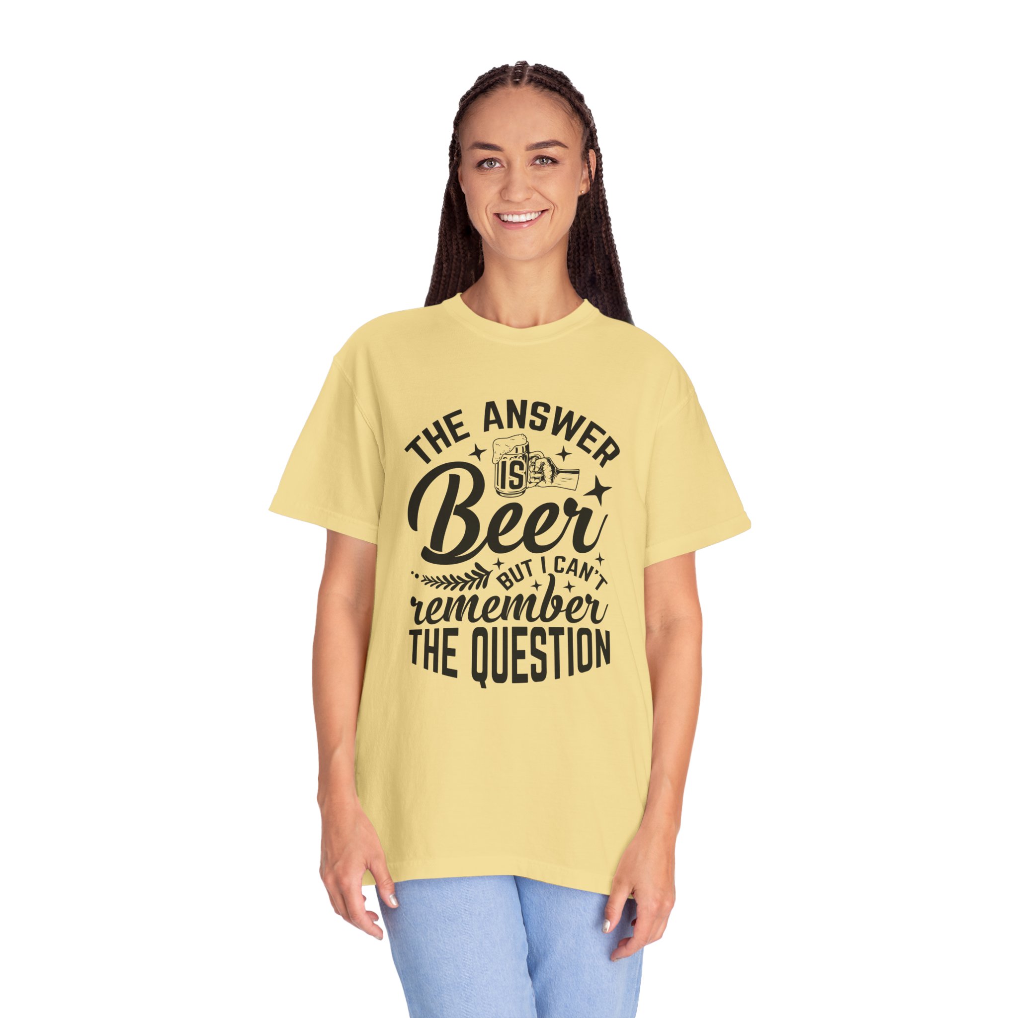 Funny Beer T-Shirt, The Answer is Beer Graphic Tee, Unisex Casual Wear, Gift for Beer Lovers, Birthday Present, Humor Clothing. - Image 27