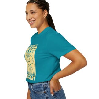 Gamer Controller t shirt for Gamers - Never Restart Gamer Controller Unisex Tee - Image 5