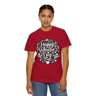 Happy Valentine’s Day Heart Floral T-Shirt – Romantic Floral Graphic Tee for Couples, Love Gifts & Festive Celebration. - Image 52