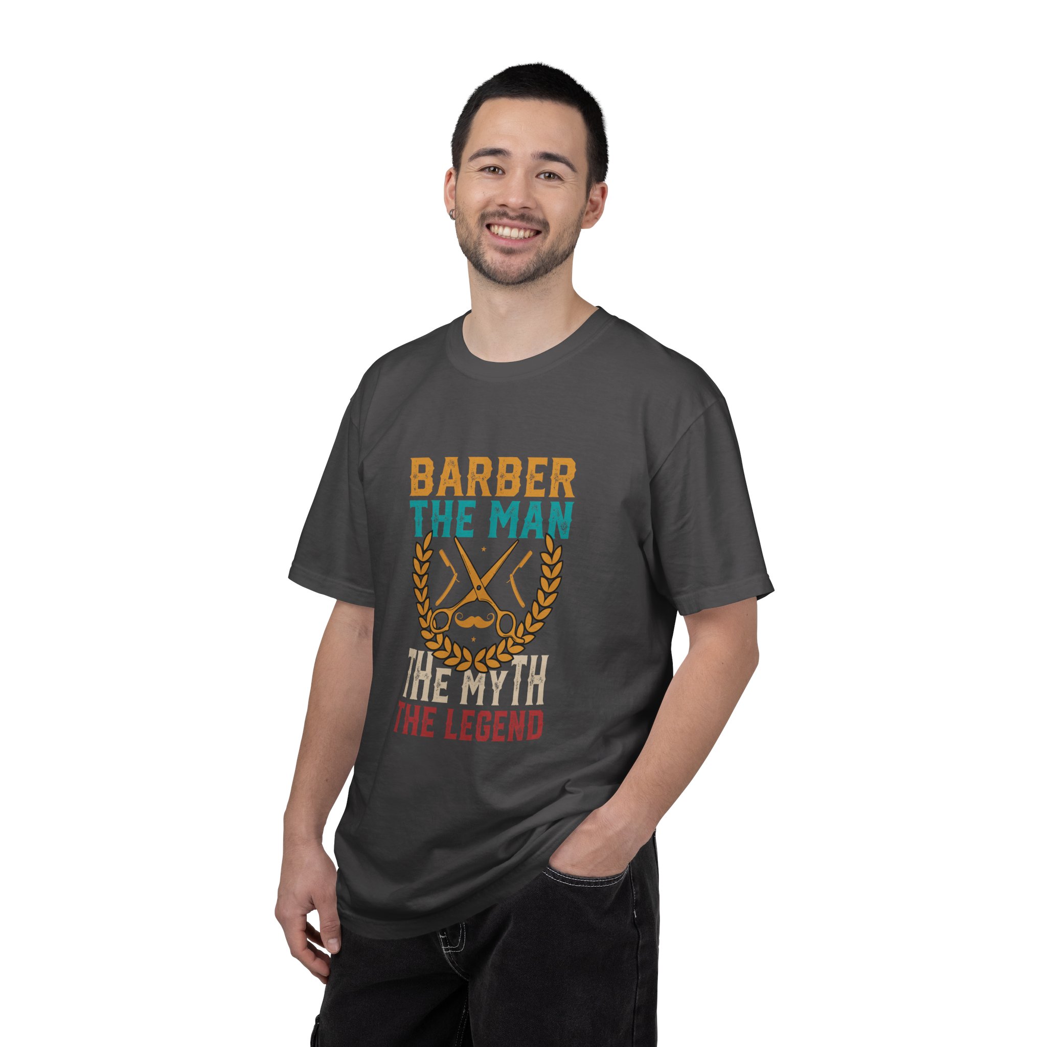 Barber Legend T-Shirt: Unisex Garment-Dyed Tee for Barbers, Father's Day Gift, Casual Wear, Barber Shop Apparel, Unique Gift Idea. - Image 42