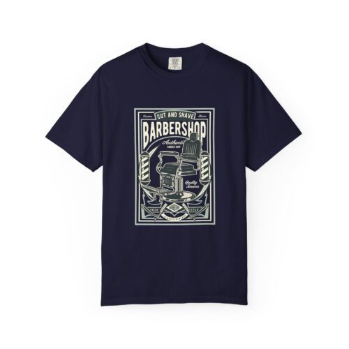 Vintage Barber Shop T-Shirt, Unisex Graphical Tee, Barber Gift, Retro Fashion, Casual Wear, Gift for Men.
