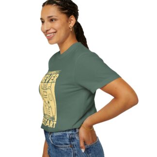 Gamer Controller t shirt for Gamers - Never Restart Gamer Controller Unisex Tee - Image 13