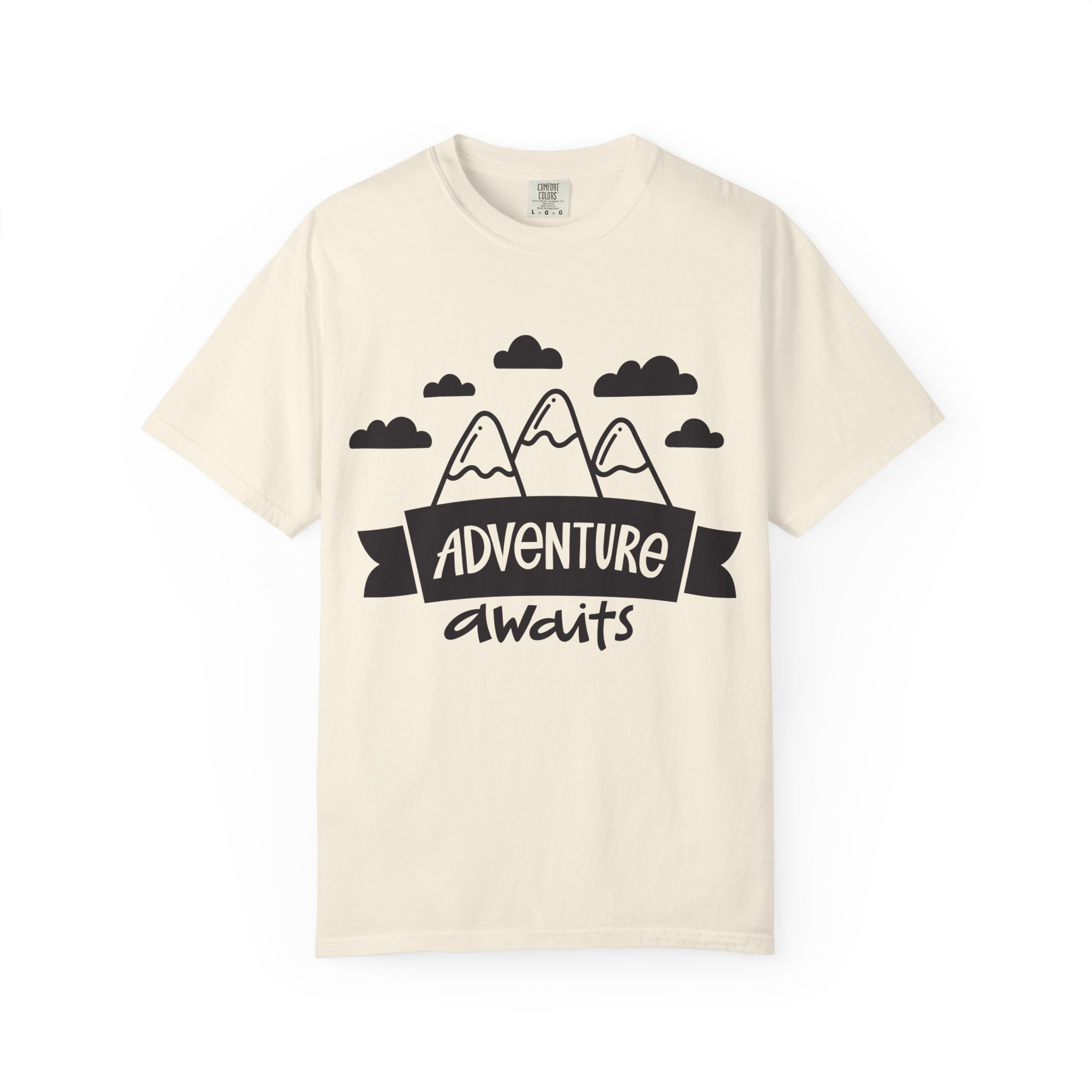 C - 14.4a - Adventure Awaits Unisex Garment-Dyed T-shirt | Nature Lover Tee, Outdoor Shirt, Travel Apparel, Gift for Explorers, Adventure Clothing. - Image 17