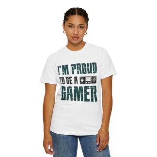 Cool Gaming T shirts - Proud Gamer Tee Unisex Tee - Image 4