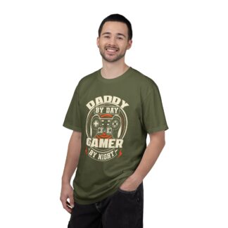 Gamer dad t-shirt - Fun Tee for Dads - Daddy by Day Gamer by Night T-Shirt - Image 10