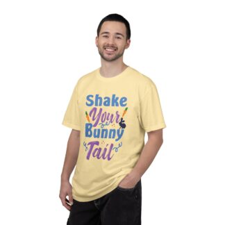 Cute bunny graphic T-shirt for Easter Fun - Shake Your Bunny Tail T-Shirt - Image 18