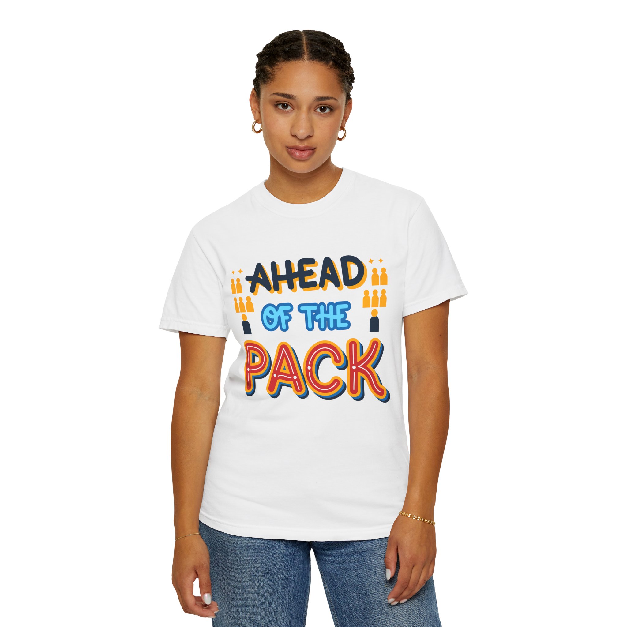 b2 - 2.8b - Ahead of the Pack T-Shirt – Retro Bold Graphic Tee for Leadership, Confidence & Standout Style. - Image 12