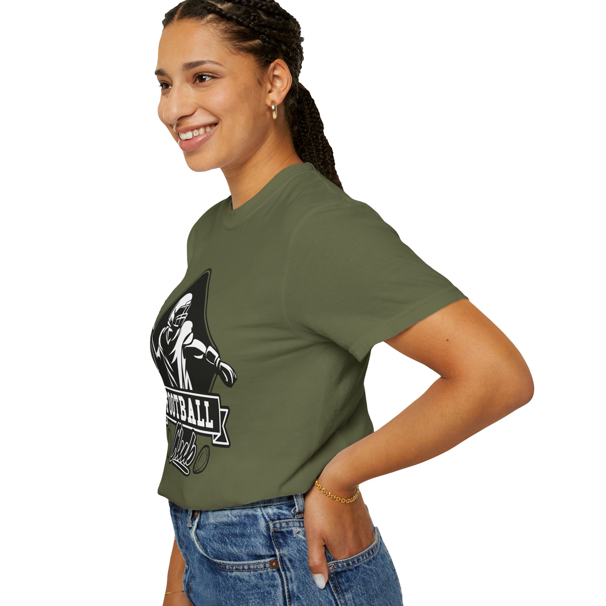 C - 16.15b - Football Club Unisex Garment-Dyed T-shirt | Casual Sportswear, Gift for Football Fans, Team Apparel, Perfect for Game Days. - Image 29