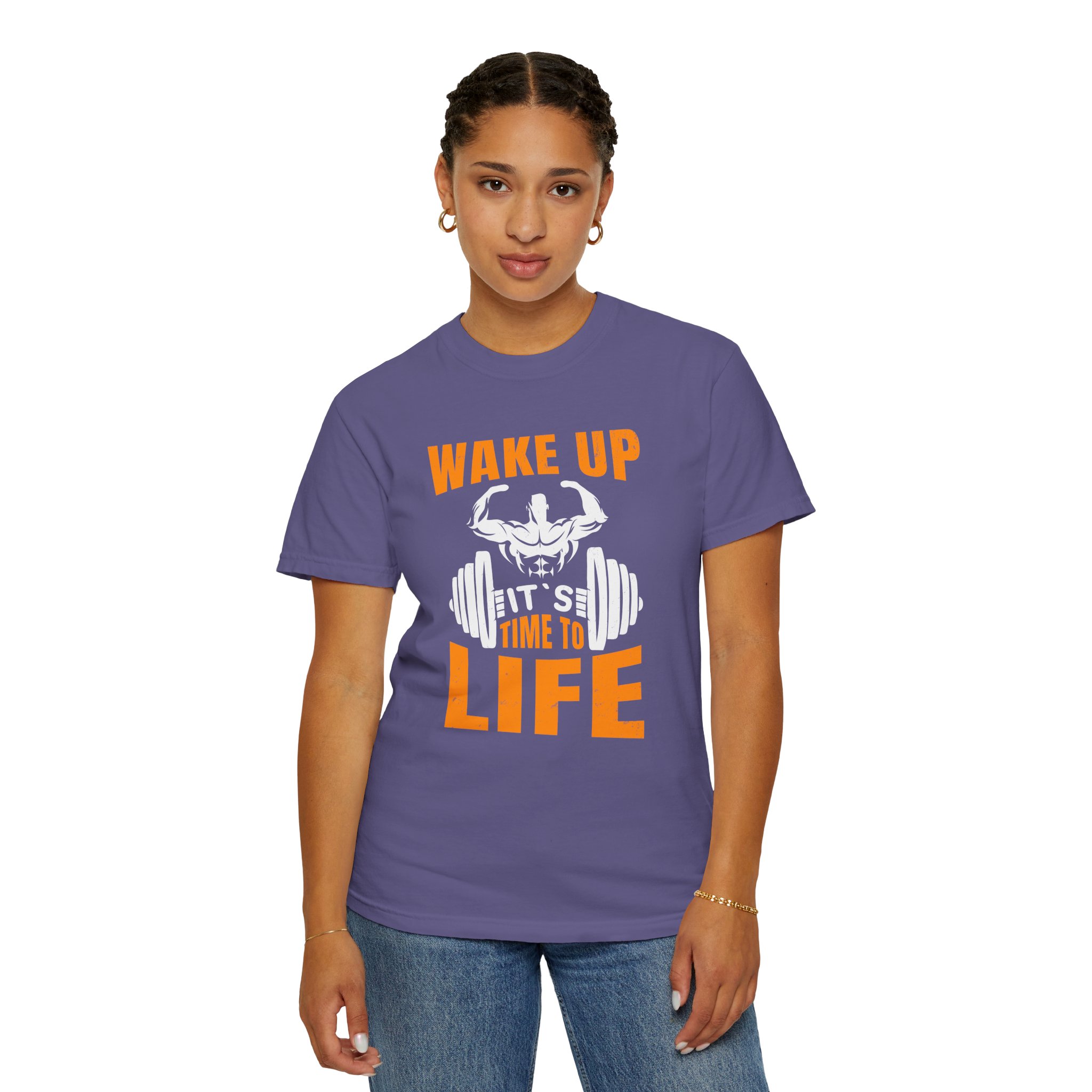 b2 - 6.19 - Wake Up It’s Time to Lift T-Shirt – Motivational Weightlifting Graphic Tee for Early Grind, Strength & Gym Dedication. - Image 36