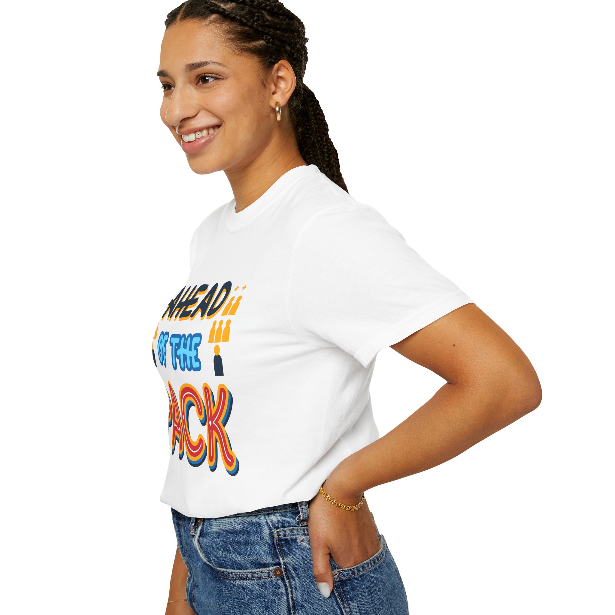 b2 - 2.8b - Ahead of the Pack T-Shirt – Retro Bold Graphic Tee for Leadership, Confidence & Standout Style. - Image 13