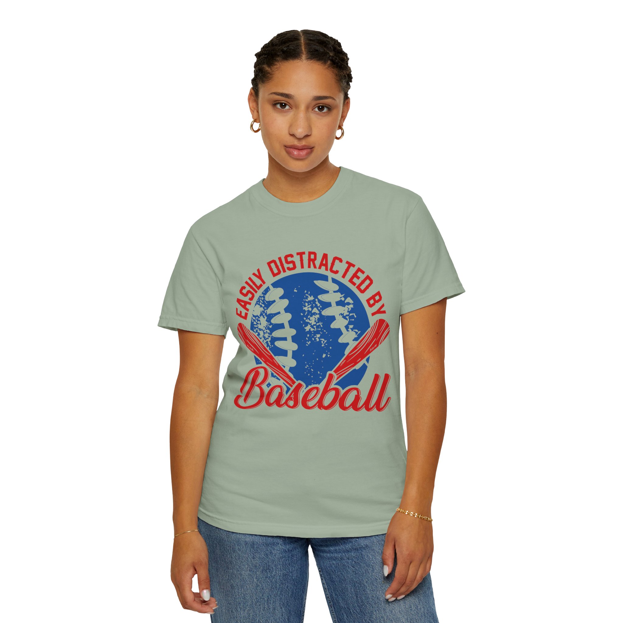 Unisex Baseball T-Shirt - Easily Distracted by Baseball, Sporty Tee, Gift for Baseball Lovers, Summer Wear, Casual Apparel. - Image 20