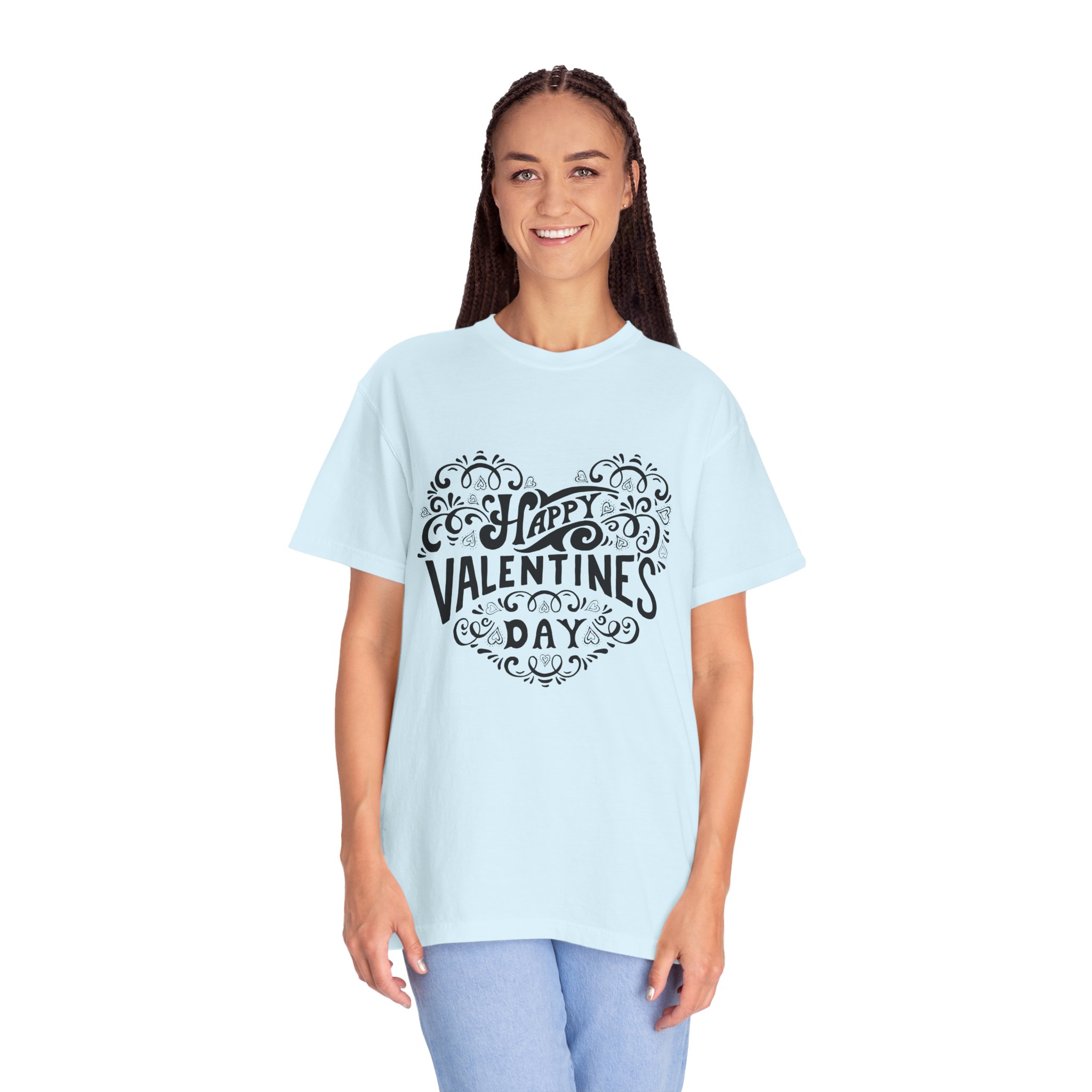 Valentine's Day Tee, Happy Valentine's Day Shirt, Unisex Love T-Shirt, Gift for Him/Her, Cute Couple Shirt - Image 35