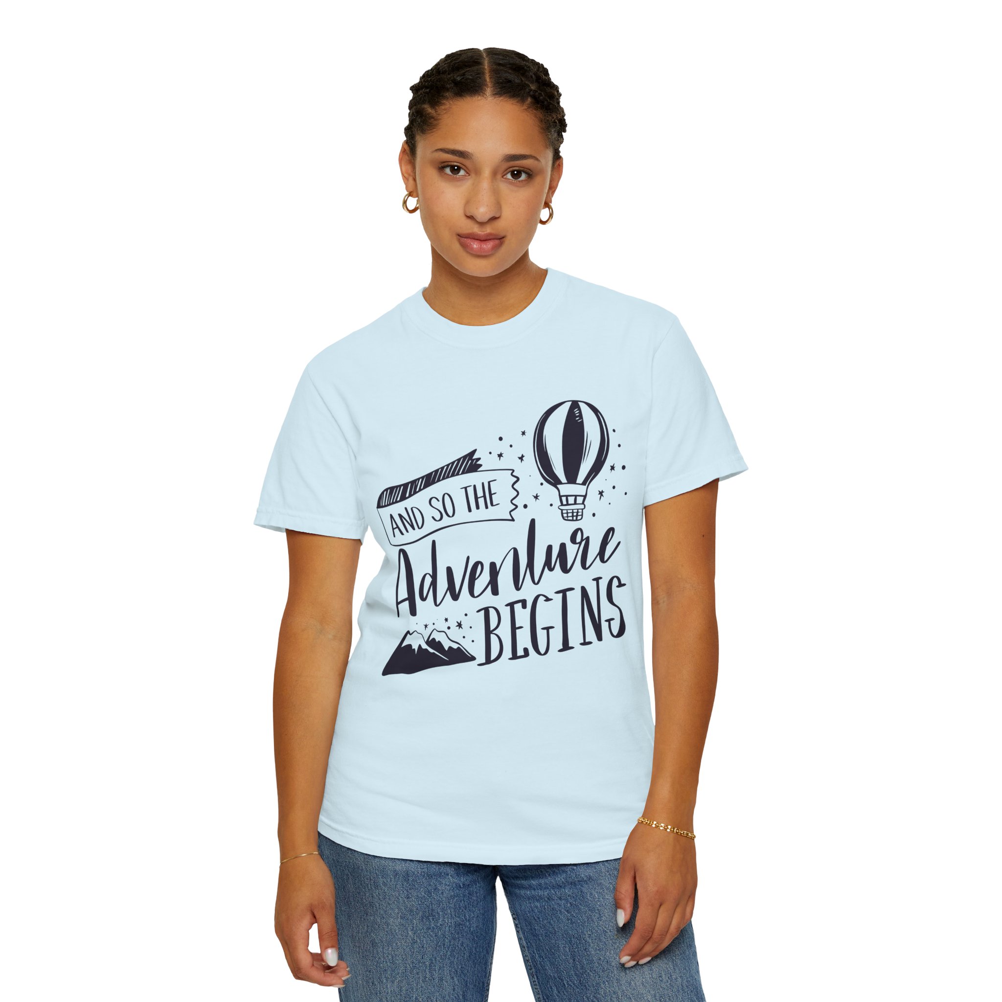 C - 14.1b - Adventure Begins Unisex T-Shirt, Travel Tee, Gift for Wanderlust, Adventure Apparel, Casual Wear, Explorer Top. - Image 44
