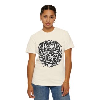 Happy Valentine’s Day Heart Floral T-Shirt – Romantic Floral Graphic Tee for Couples, Love Gifts & Festive Celebration. - Image 20