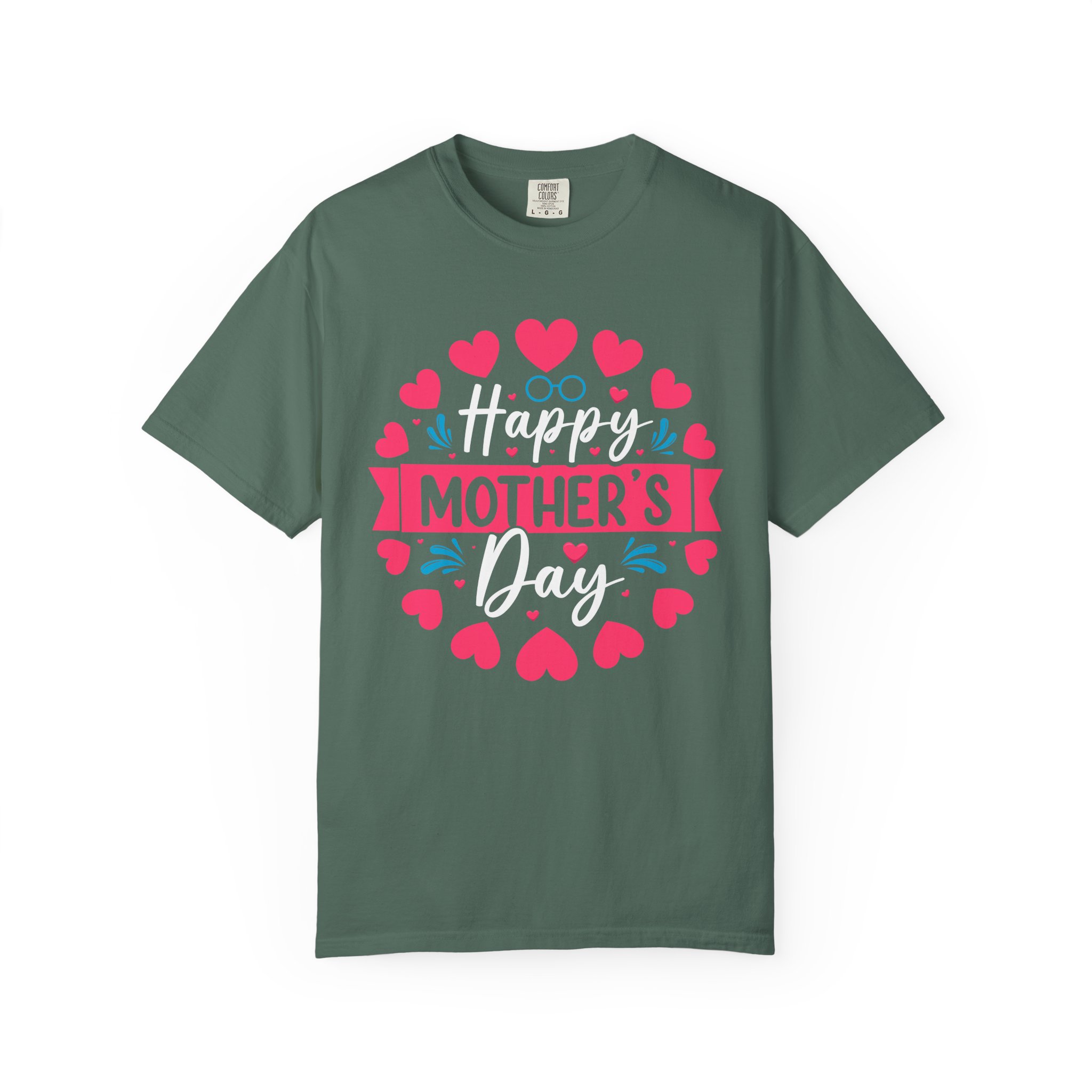 Happy Mother’s Day Floral Heart T-Shirt – Cute Love Graphic Tee for Moms, Perfect Gift Giving & Celebration Wear. - Image 17