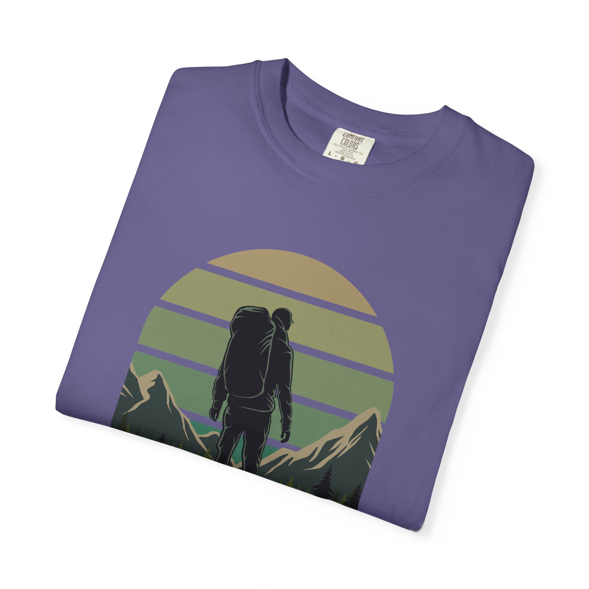 Adventure Mountain Hike T-Shirt | Unisex Garment-Dyed Tee | Nature Lover Gift | Outdoor Adventure Apparel | Hiking Outfit. - Image 39