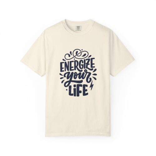 Motivational quote t-shirt for Gift- Energizing Your Life Unisex Tee - Image 9