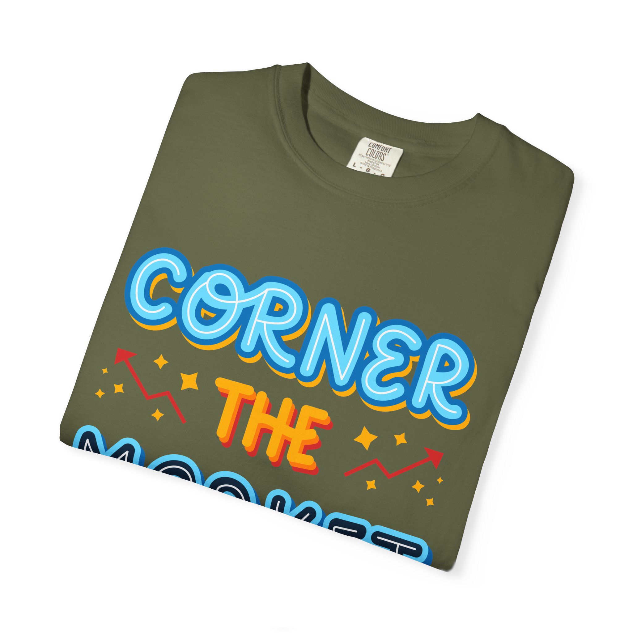 b2 - 2.8c - Corner the Market T-Shirt – Retro Neon Graphic Tee for Ambition, Hustle & Bold Business Vibes. - Image 31