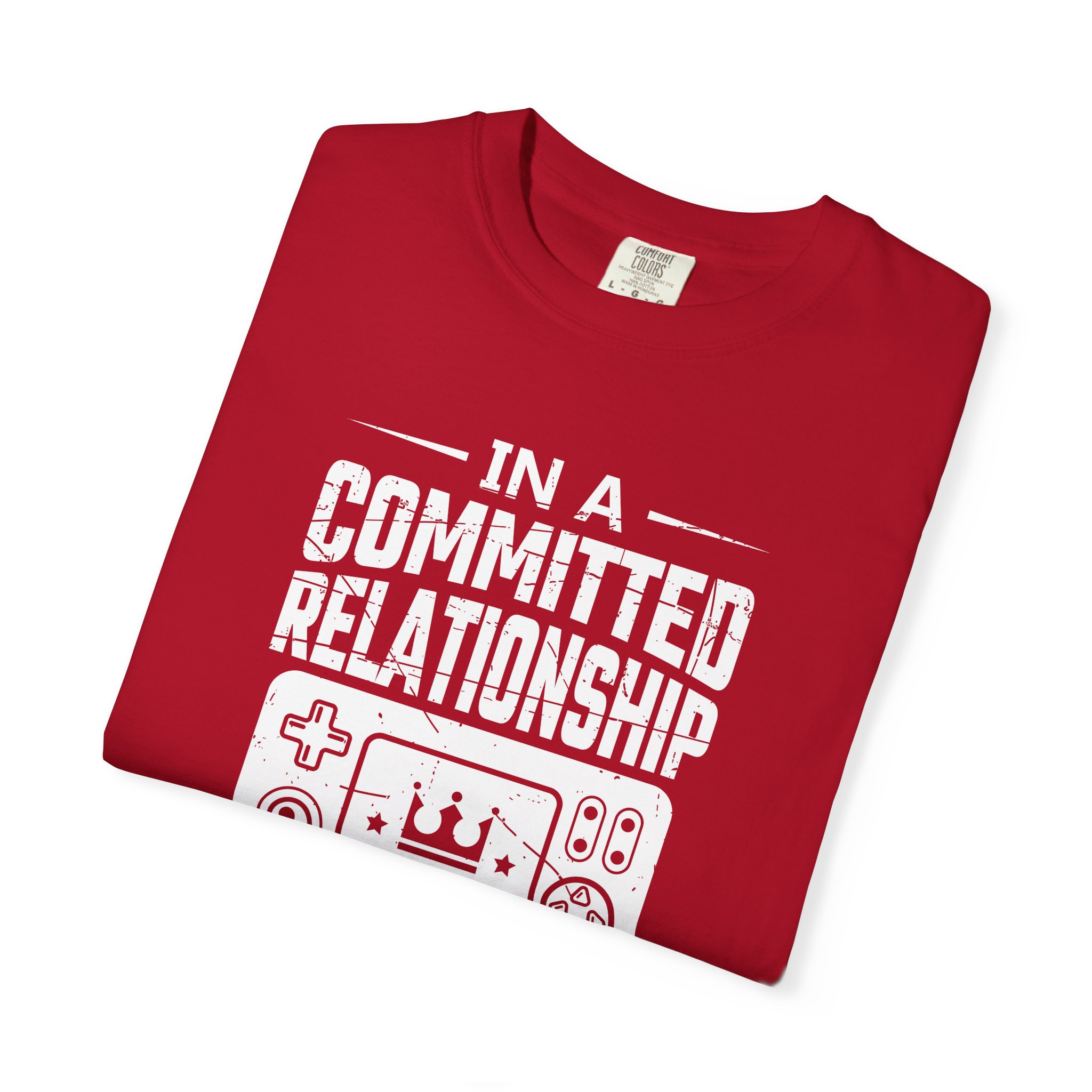 Committed to My Controller T-Shirt – Funny Gamer Graphic Tee for Video Game Lovers & Gaming Enthusiasts. - Image 7