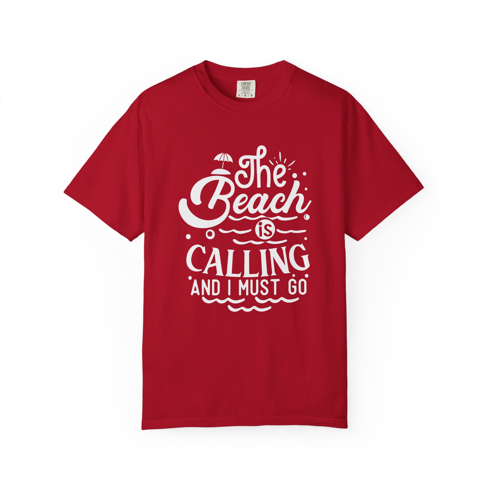 C - 13.5 - Beach Calling Unisex T-Shirt, Summer Tee, Vacation Shirt, Coastal Vibes, Fun Gift for Beach Lovers, Casual Wear.