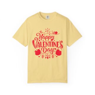 Happy Valentine’s Day Heart Design T-Shirt – Romantic Love Graphic Tee for Couples, Gift Giving & Festive Celebration. - Image 17