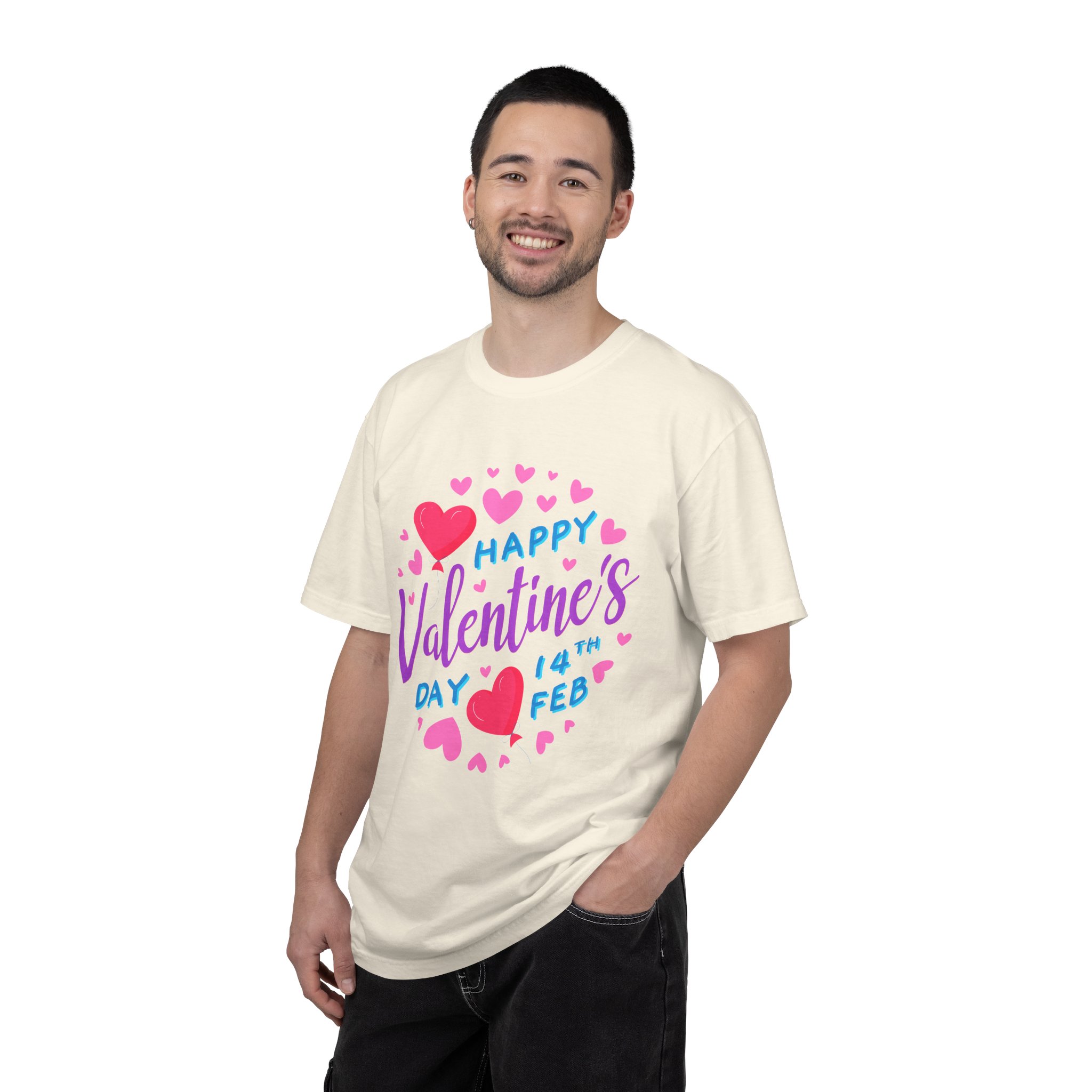 b2 - 8.1 - Happy Valentine’s Day 14th Feb T-Shirt – Cute Heart Graphic Tee for Love, Romance & Festive Celebration. - Image 10