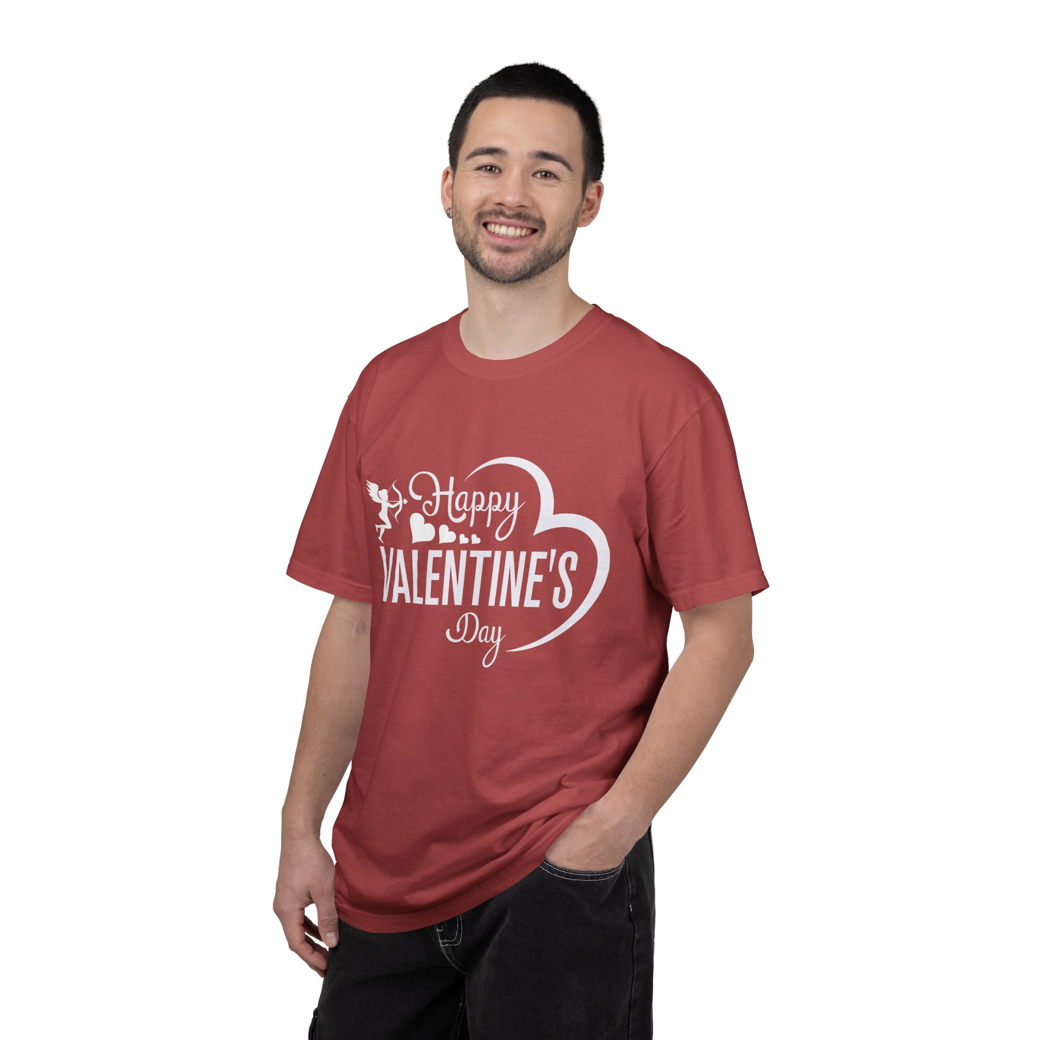 Unisex Garment-Dyed T-shirt for Valentine's Day, Cute Couple Shirt, Love-themed Tee, Perfect Gift, Holiday Apparel. - Image 42