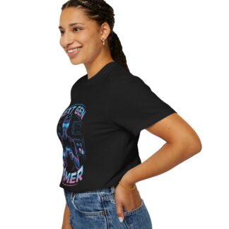 Retro gaming t-shirt Next Gen Gamer Tee – Retro Neon Video Game Graphic - Image 5