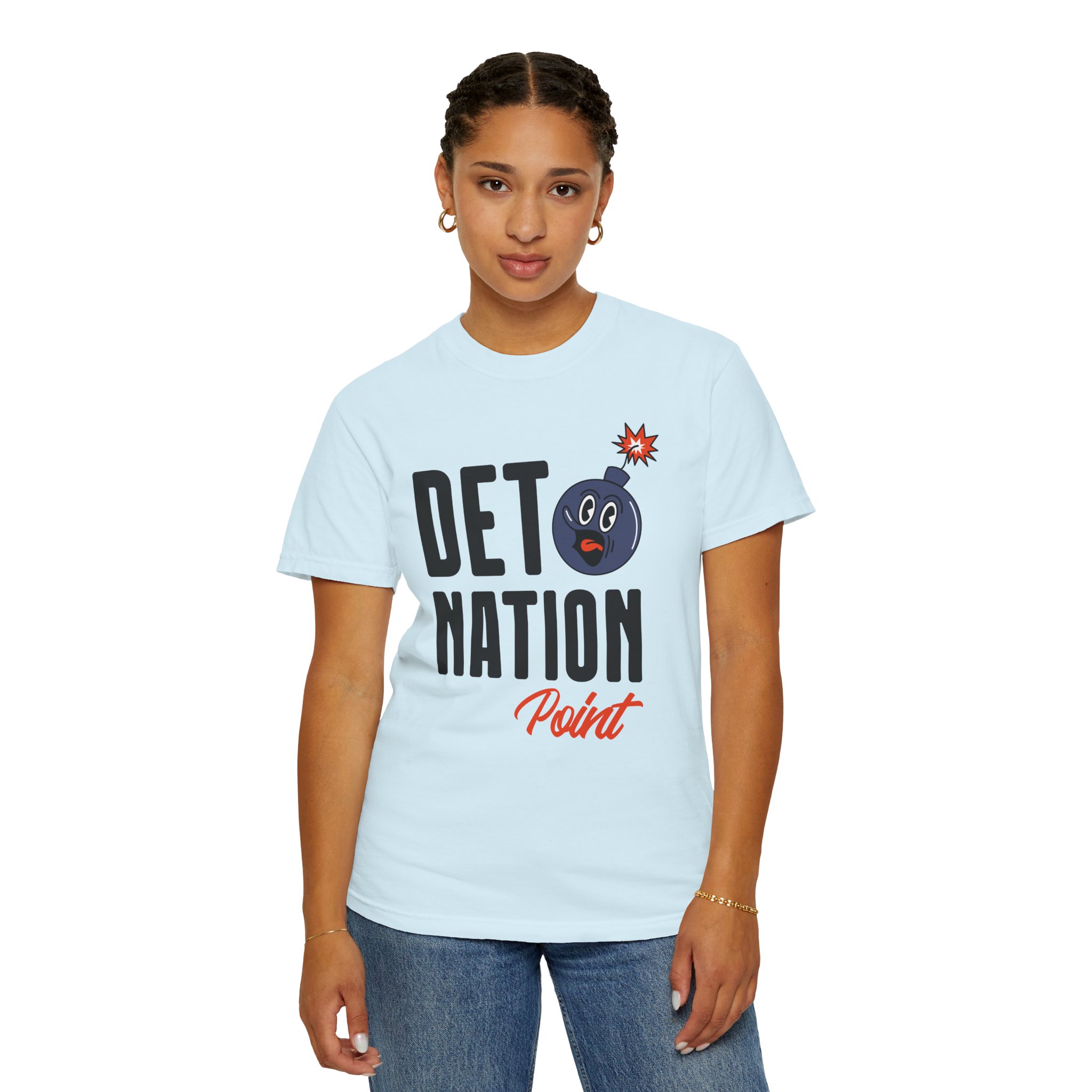 Detroit Nation Point T-Shirt – Bold Sports Fan Graphic Tee for Detroit Fans & Streetwear Style. - Image 36
