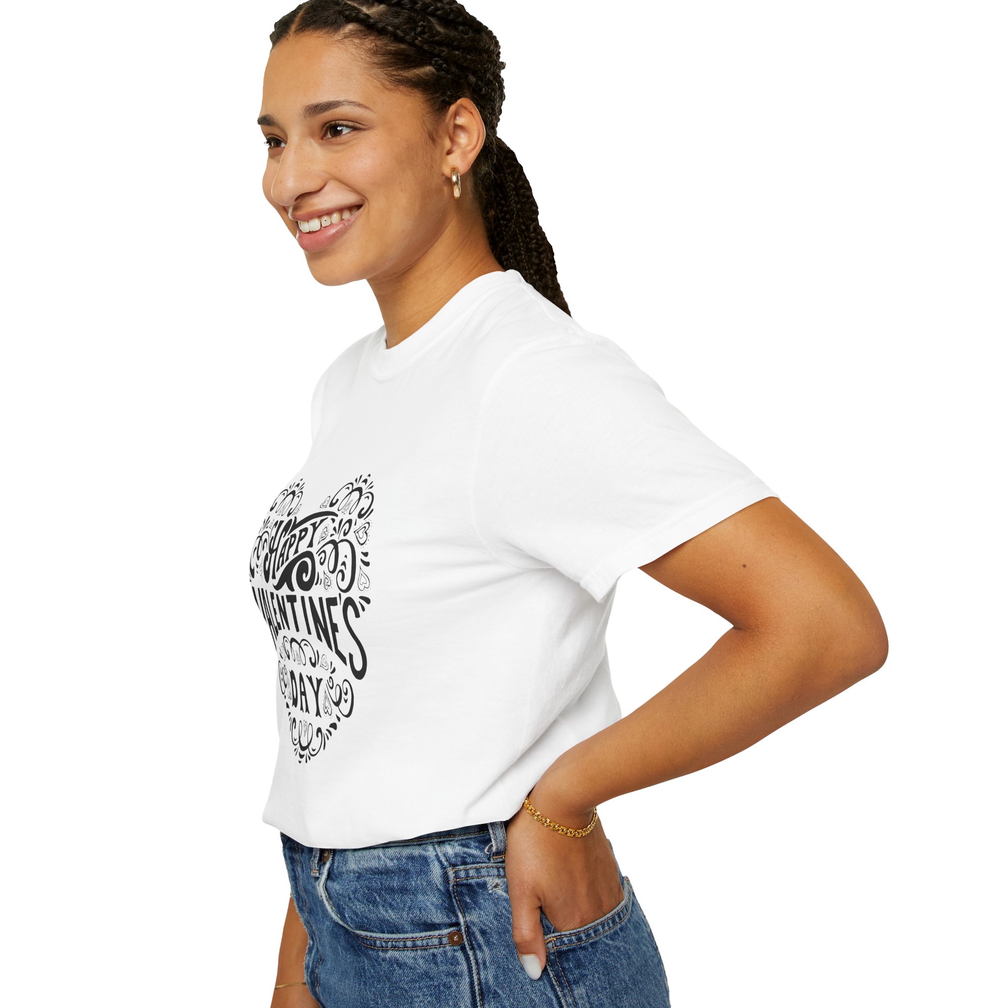 Valentine's Day Tee, Happy Valentine's Day Shirt, Unisex Love T-Shirt, Gift for Him/Her, Cute Couple Shirt - Image 13