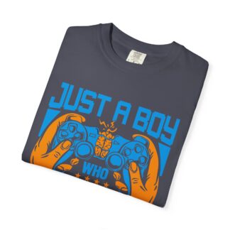 Game Controller T Shirt for Young Gamers - Just a Boy Who Loves Video Games Unisex Tee - Image 39