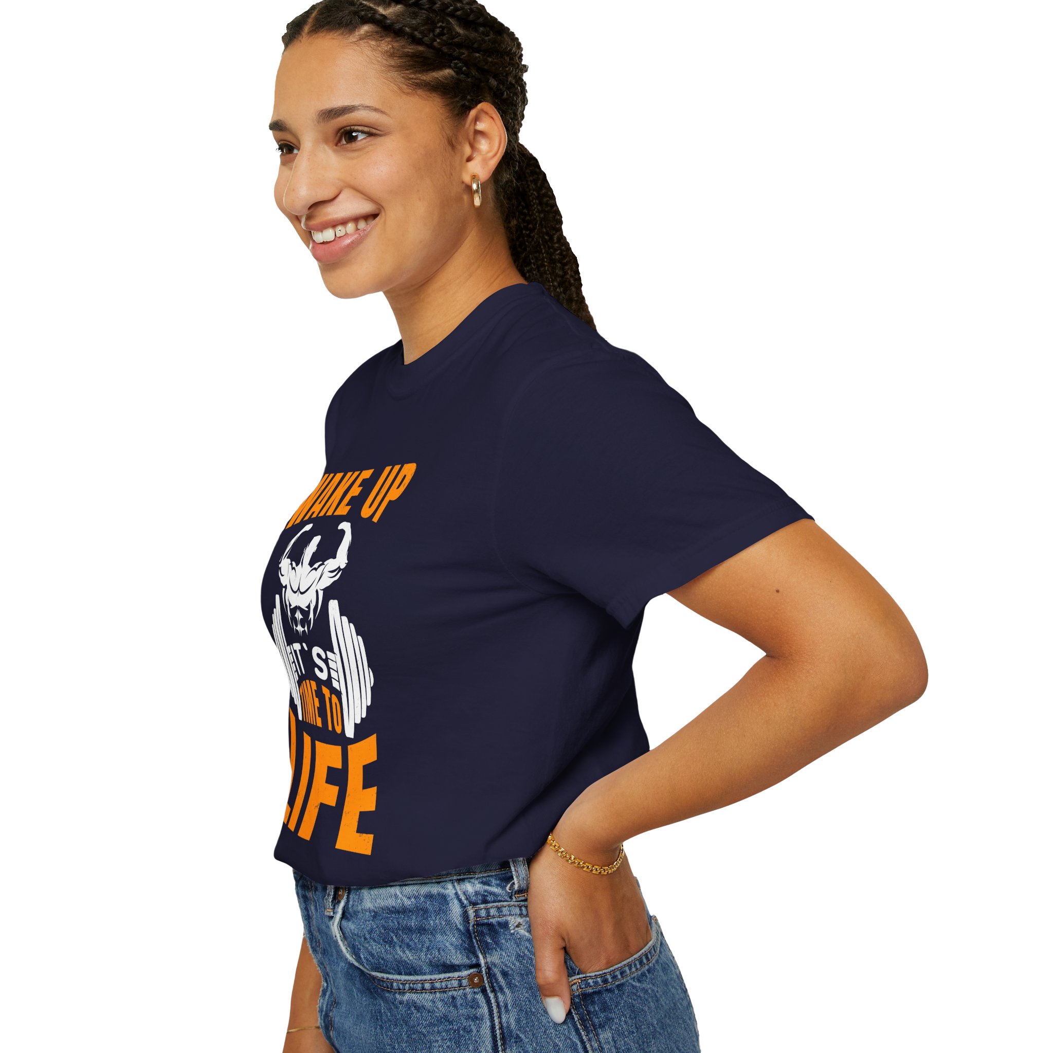 b2 - 6.19 - Wake Up It’s Time to Lift T-Shirt – Motivational Weightlifting Graphic Tee for Early Grind, Strength & Gym Dedication. - Image 29