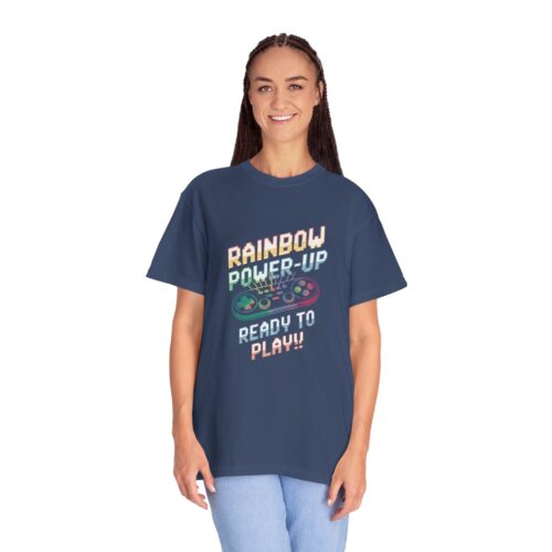 Funny gaming tee - Rainbow Gamer T-shirt for Unisex - Image 11