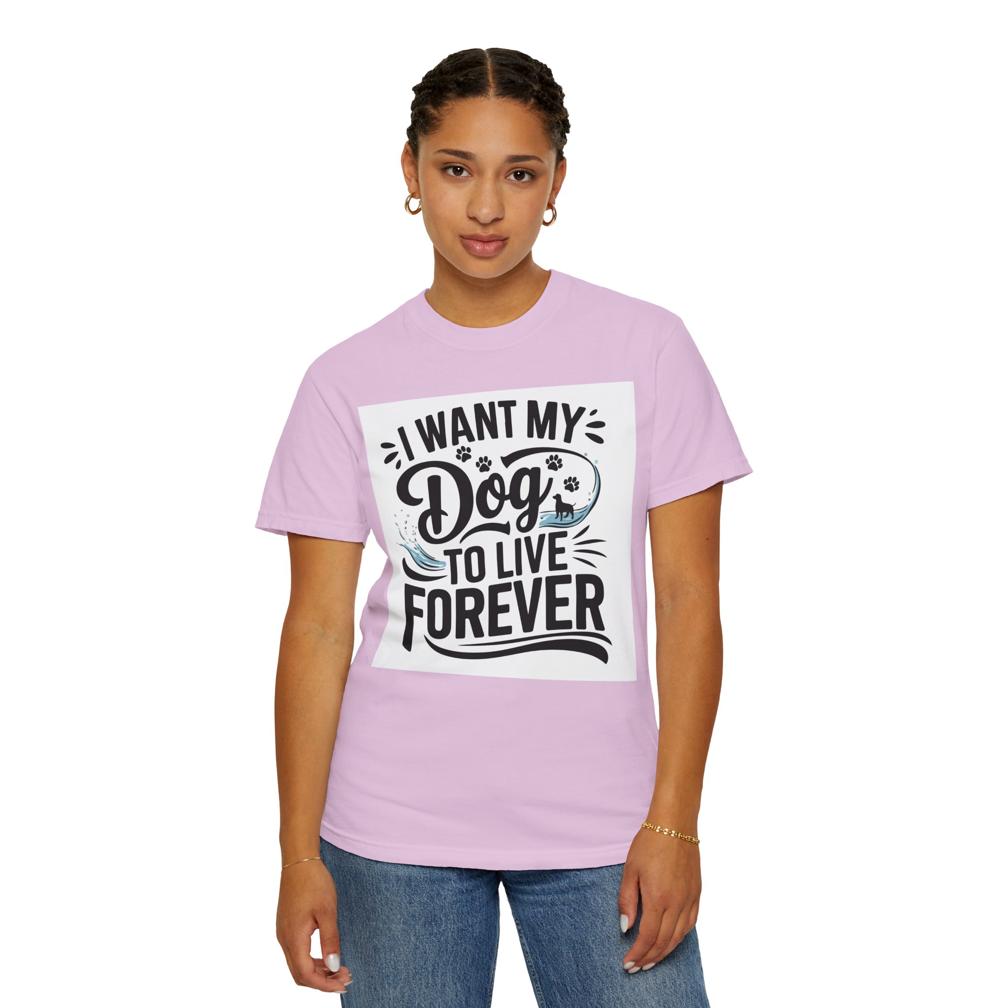 I Wish My Dog Could Live Forever T-Shirt – Dog Lover Graphic Tee for Pet Owners & Dog Parents. - Image 44