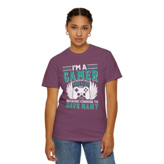 Game Controller Tshirt Gamer Style & Passion - I’m a Gamer Controller Wings Unisex Tee - Image 52