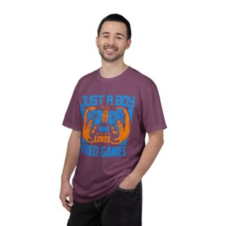 Game Controller T Shirt for Young Gamers - Just a Boy Who Loves Video Games Unisex Tee - Image 42