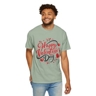 Happy Valentine’s Day Heart Design T-Shirt – Romantic Valentine Graphic Tee for Couples, Love Gift & Festive Wear. - Image 22