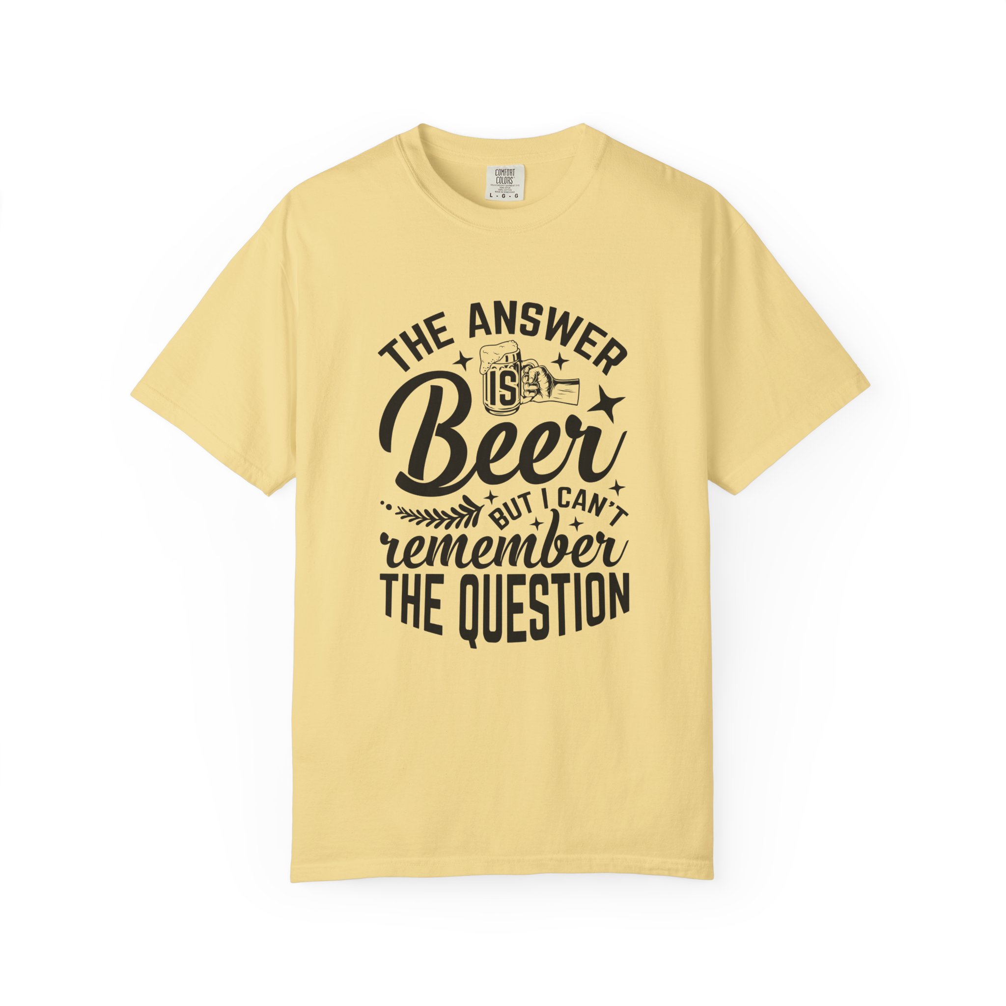 Funny Beer T-Shirt, The Answer is Beer Graphic Tee, Unisex Casual Wear, Gift for Beer Lovers, Birthday Present, Humor Clothing. - Image 25