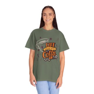 Coffee drinkers t-shirt – Life Begins After Coffee - Image 11