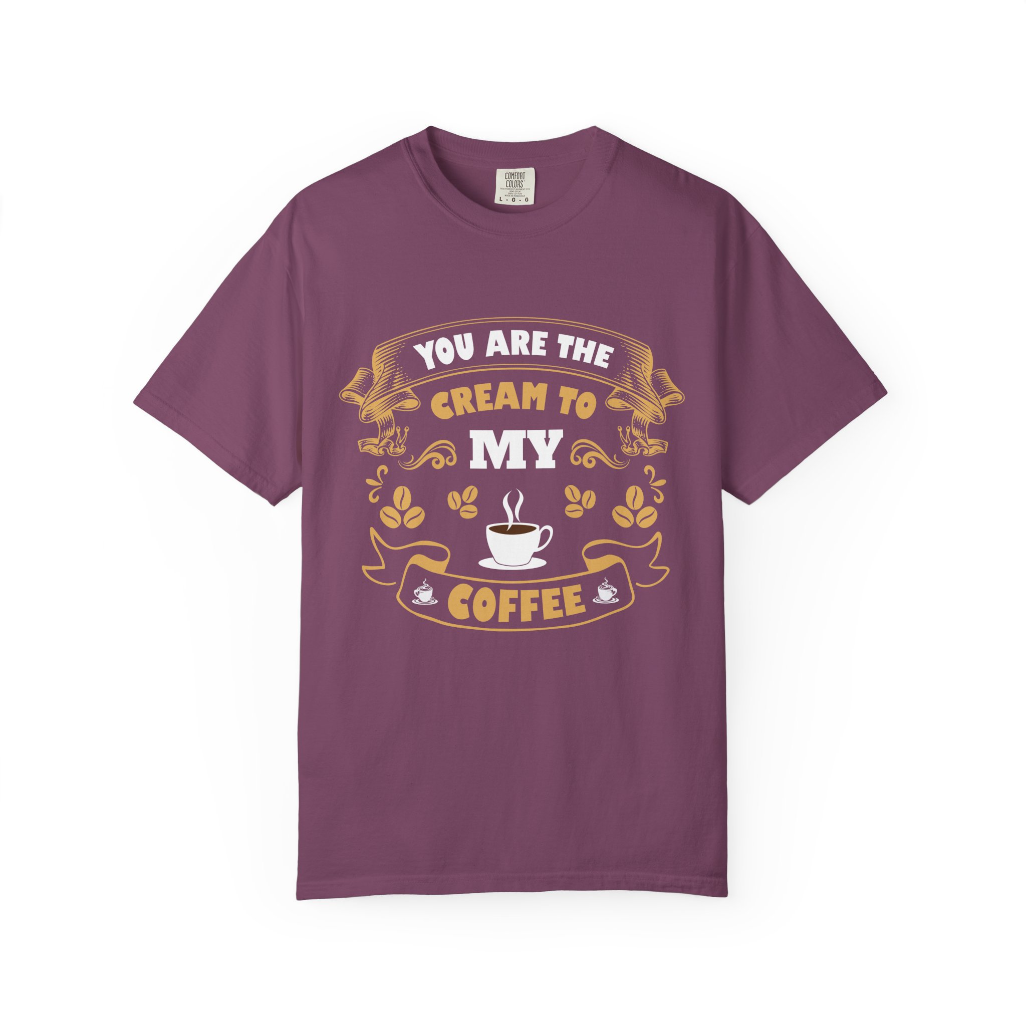 You Are the Cream to My Coffee T-Shirt – Vintage Coffee Lover Graphic Tee for Cute Romantic Vibes. - Image 41