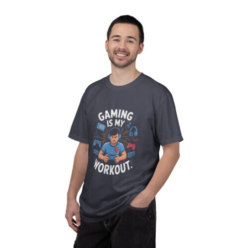 Sarcastic gaming T-shirt - Gaming Is My Workout Unisex Tee - Image 26