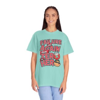 Funny Sarcastic T-Shirt for Growth - From Failure Again to Hero - Unisex tee - Image 35