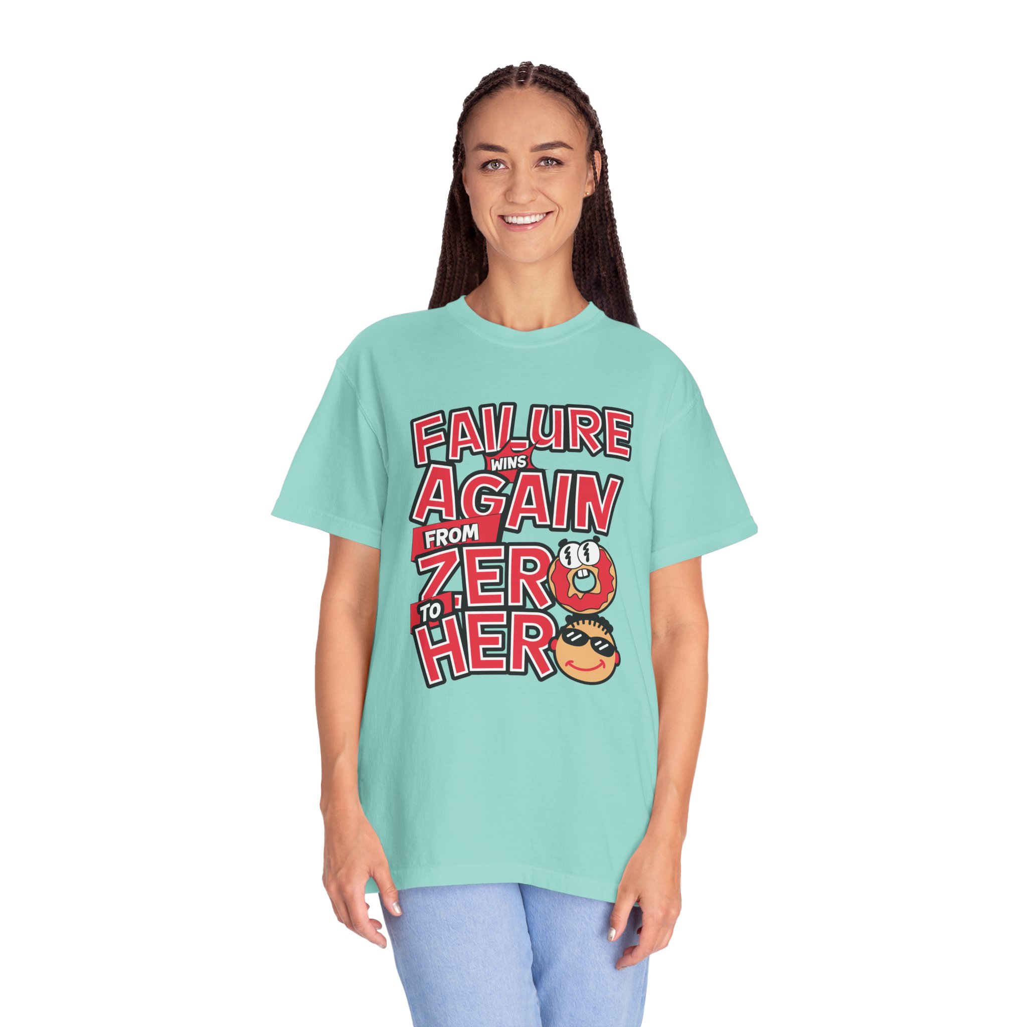 b2 - 2.3 - From Failure Again to Hero T-Shirt – Motivational Graphic Tee for Growth, Resilience & Success Mindset. - Image 35