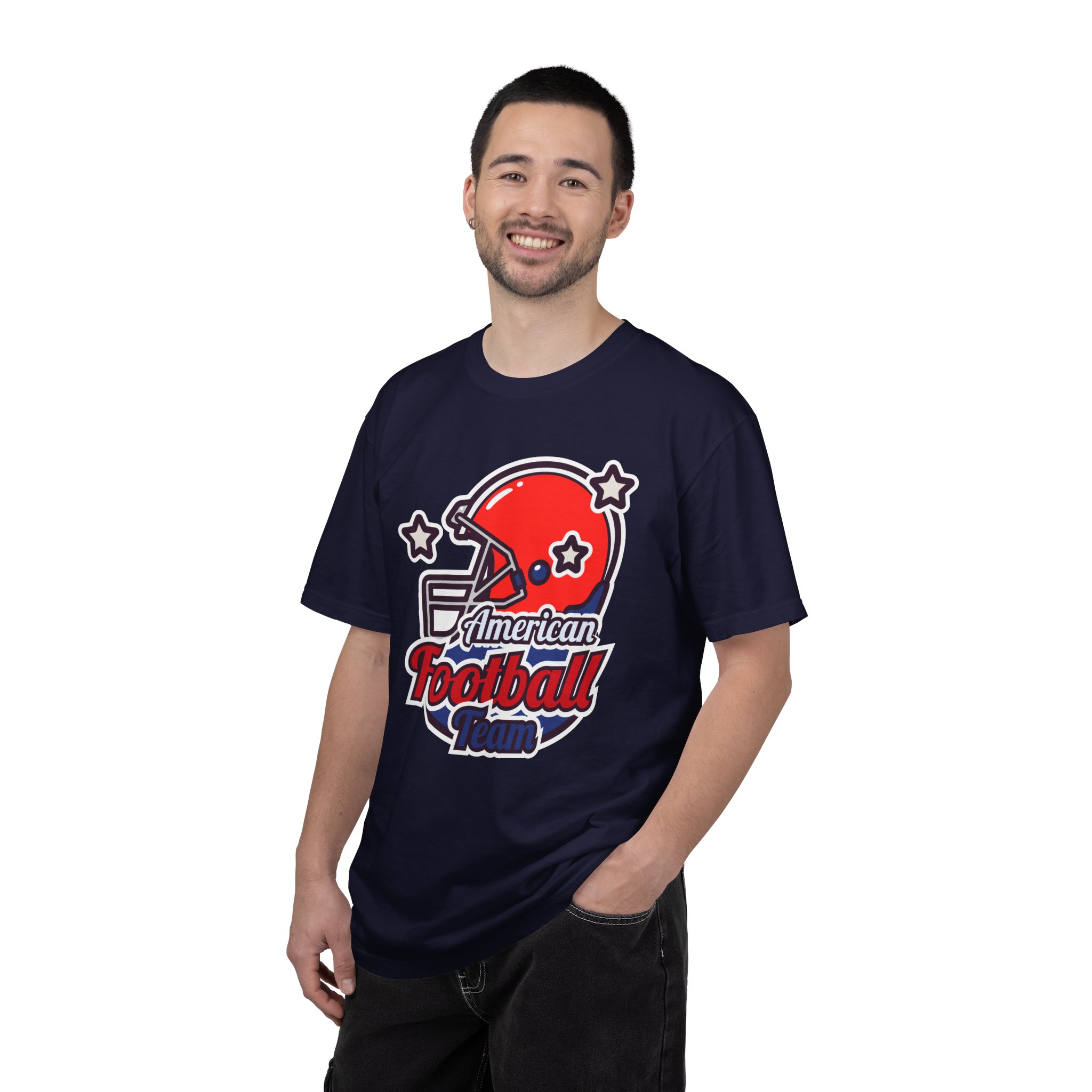 C - 16.13a - Authentic Football Team T-Shirt, Unisex Sports Tee, Garment Dyed Shirt, Game Day Apparel, Perfect for Football Fans, Casual Wear. - Image 2