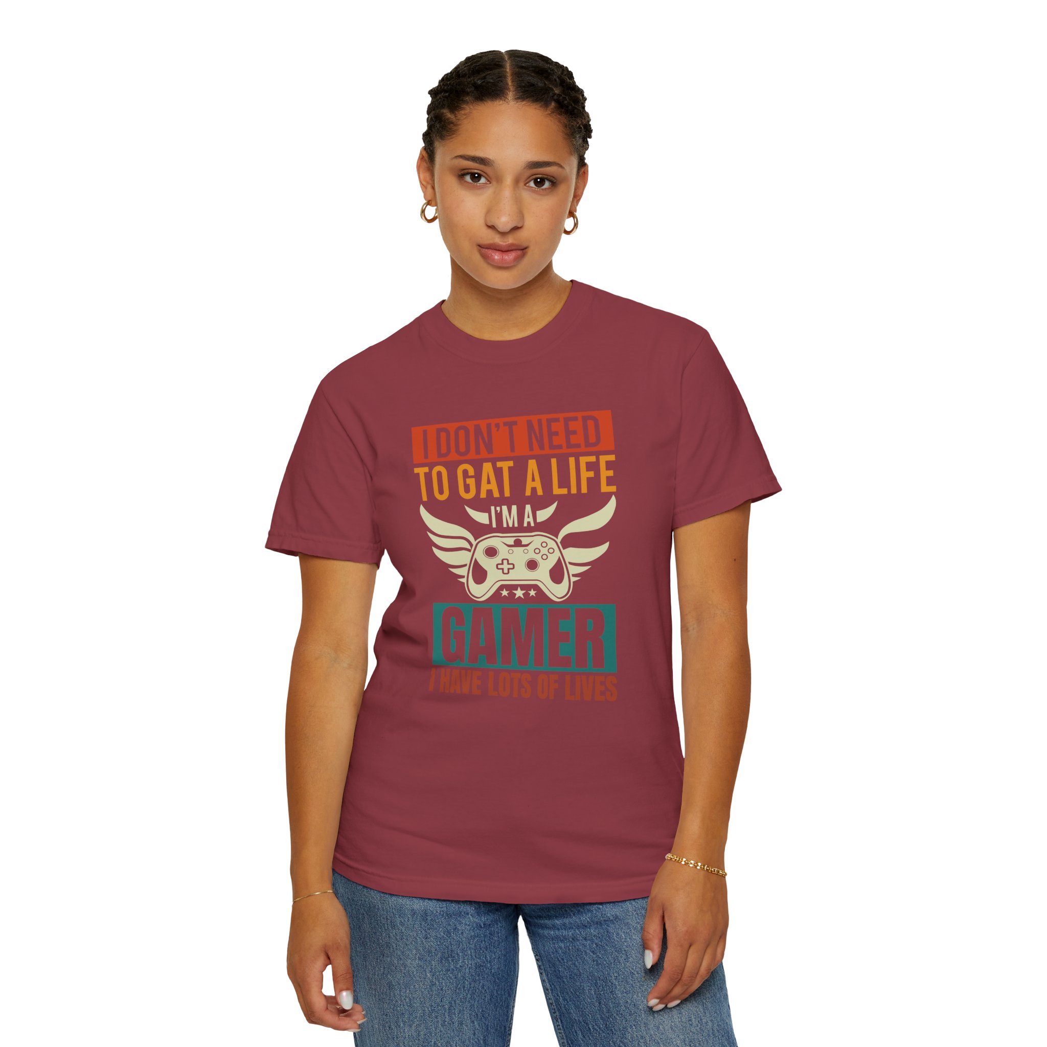 b2 - 3.19 - I Don’t Need to Get a Life, I Have Lots of Lives T-Shirt – Funny Retro Gamer Controller Graphic Tee for Humor & Classic Gaming Vibes. - Image 52