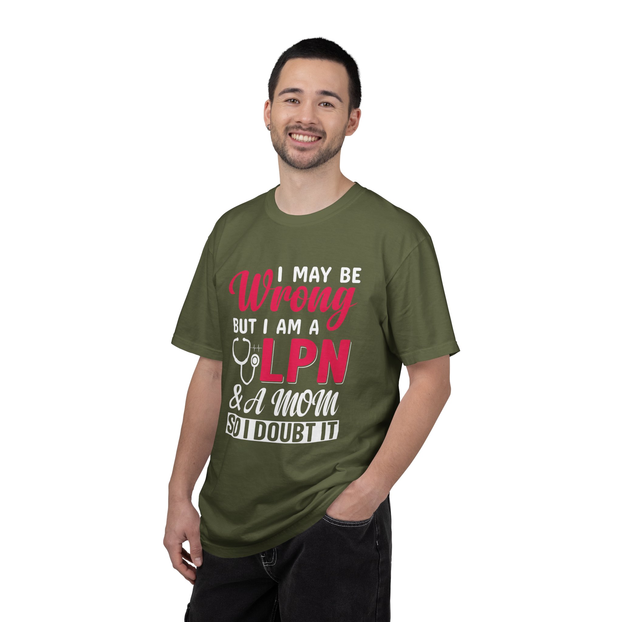 C - 19.20 - Garment-Dyed T-Shirt - Fun 'Wrong LPN' Tee for Nurses, Gifts for Healthcare, Cute Uniform Top, Casual Wear, Humor Apparel, - Image 10