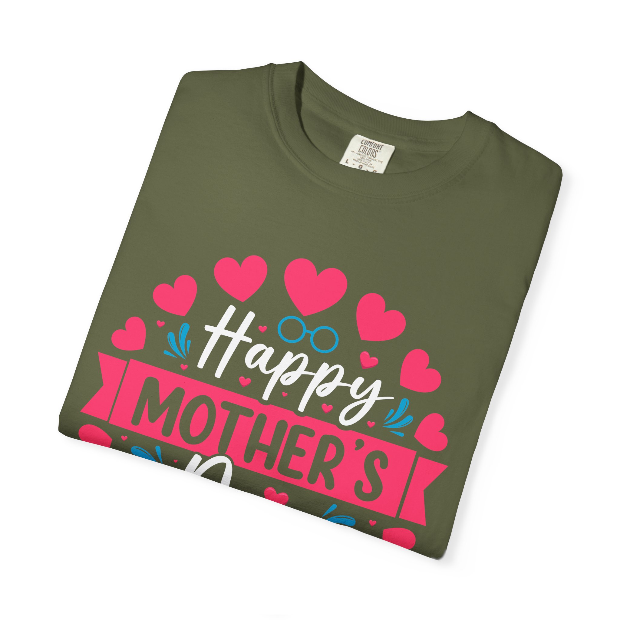 Happy Mother’s Day Floral Heart T-Shirt – Cute Love Graphic Tee for Moms, Perfect Gift Giving & Celebration Wear. - Image 15