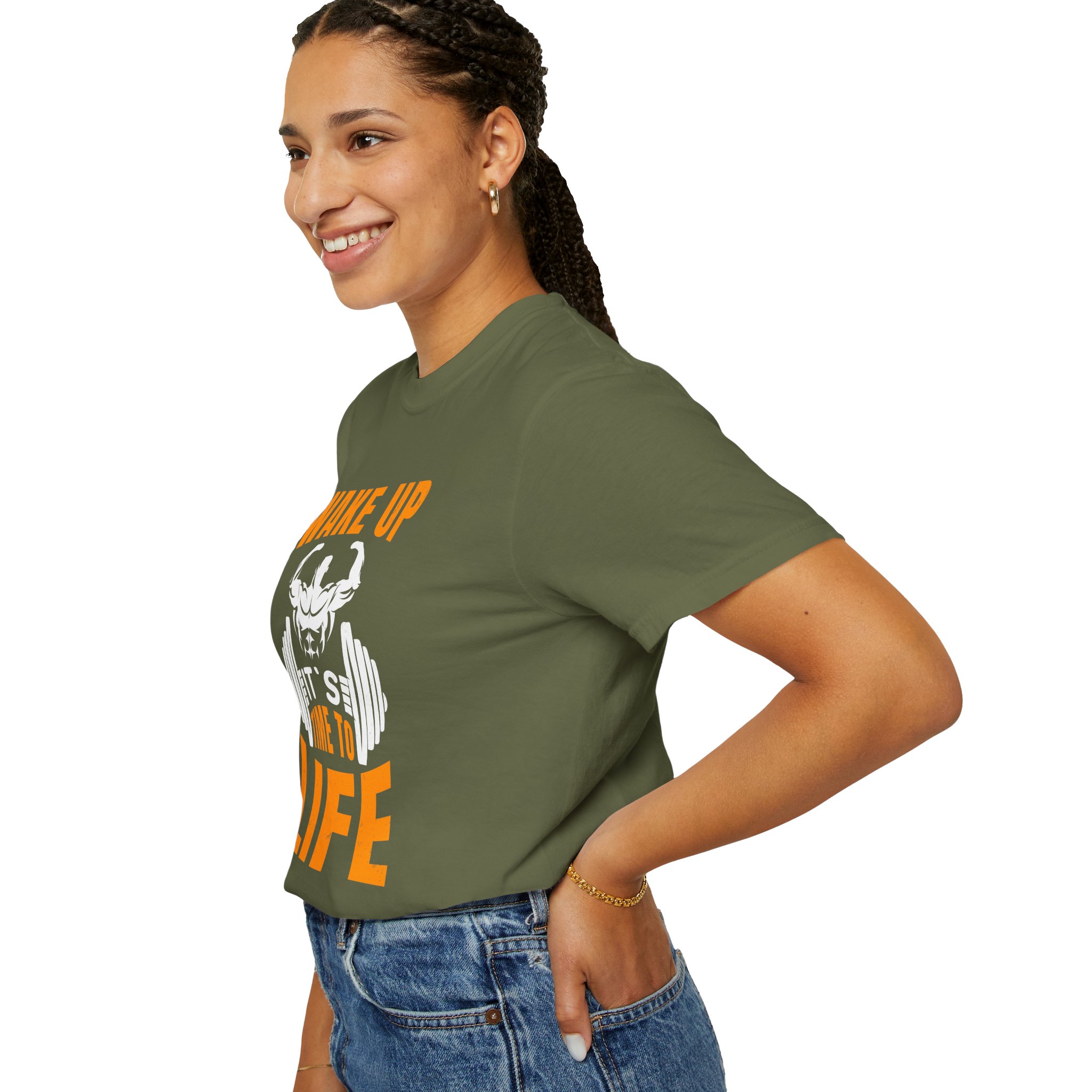 b2 - 6.19 - Wake Up It’s Time to Lift T-Shirt – Motivational Weightlifting Graphic Tee for Early Grind, Strength & Gym Dedication. - Image 13