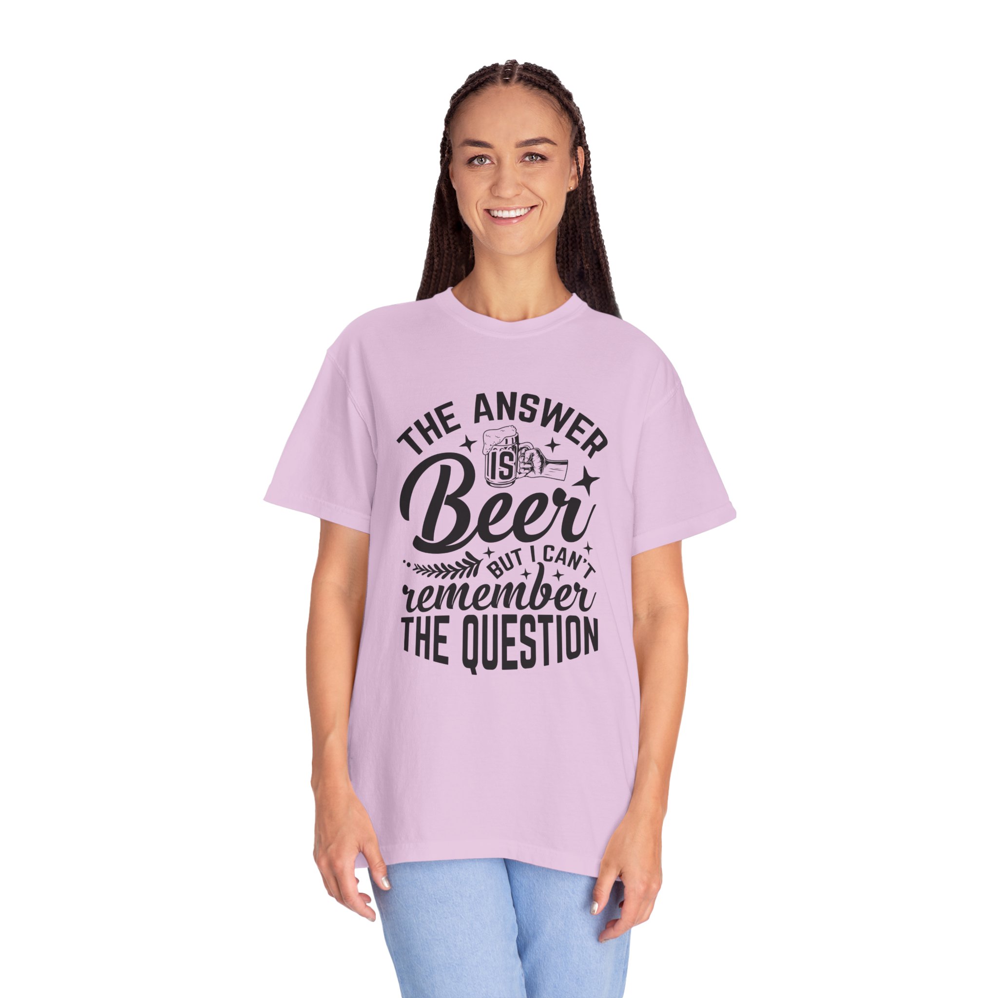 Funny Beer T-Shirt, The Answer is Beer Graphic Tee, Unisex Casual Wear, Gift for Beer Lovers, Birthday Present, Humor Clothing. - Image 43