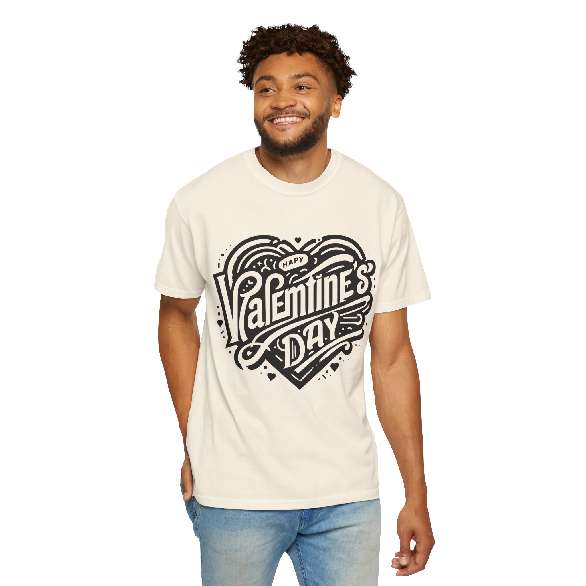 C - 8.12. - Valentine's Day Heart Graphic T-Shirt. - Image 22